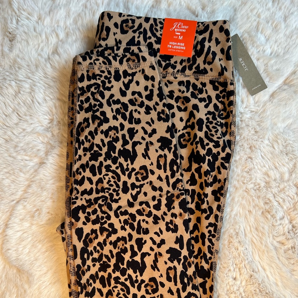 Tags on J.Crew Leopard Print leggings